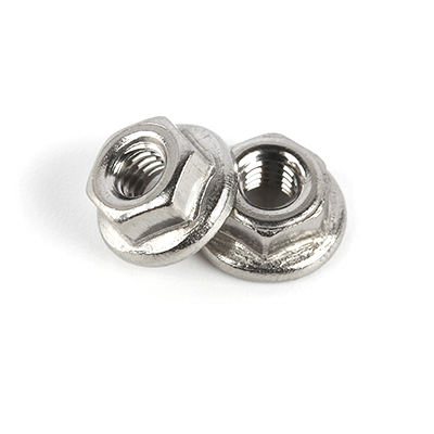 304不銹鋼A2-70六角法蘭螺母帶齒DIN6923