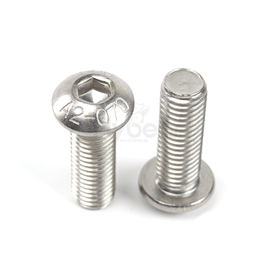 304不銹鋼A2-70內(nèi)六角平圓頭螺釘ISO7380-1