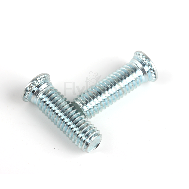 碳鋼9.8級藍白鋅定制壓鉚螺釘定制D5405