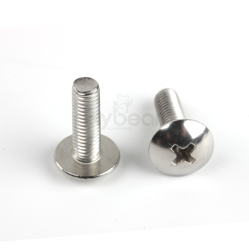 304不銹鋼十字槽扁頭螺釘ASMEB18.6.3T