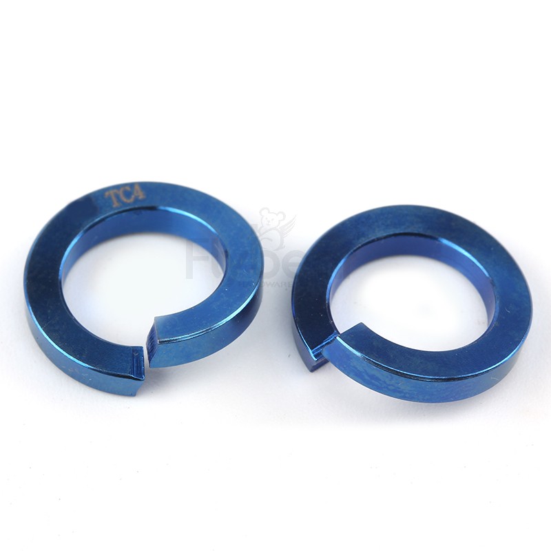 TC4(抗拉≥1100MPa)鈦合金脈沖陽(yáng)極氧化標(biāo)準(zhǔn)型彈簧墊圈GB93