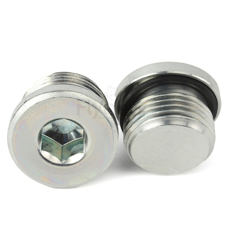 35K碳鋼環(huán)保彩鋅72h厚8μm定制螺柱堵頭定制D6514