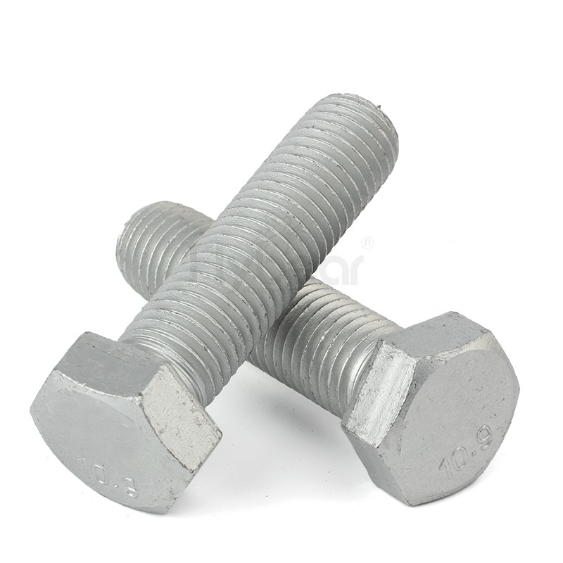 合金鋼先熱處理后滾牙外六角全牙螺栓GB/T5783-2016