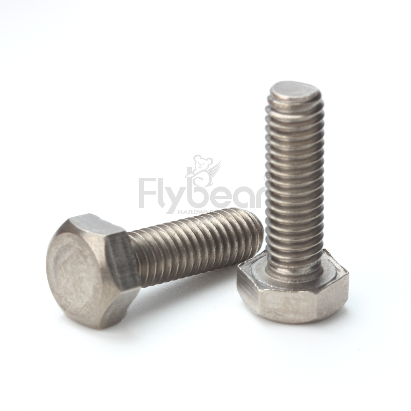 TA2鈦本色外六角全牙螺栓GB5783