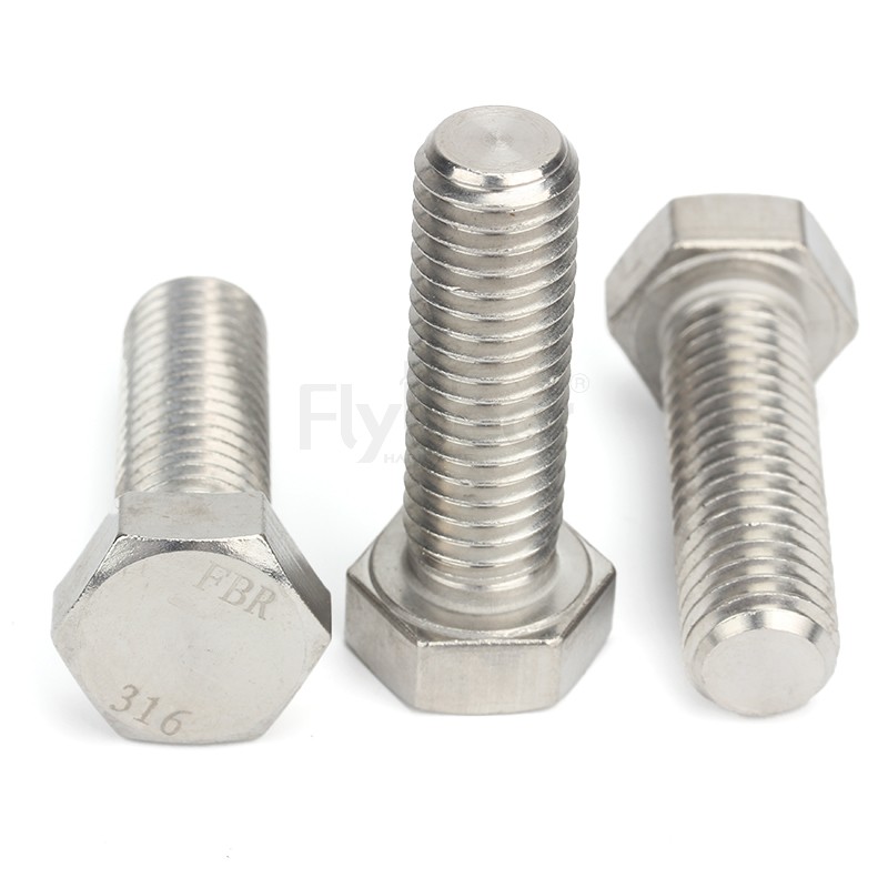 A193.B8M(316)不銹鋼外六角全牙螺栓(固溶)ASME/ANSIB18.2.1Table2