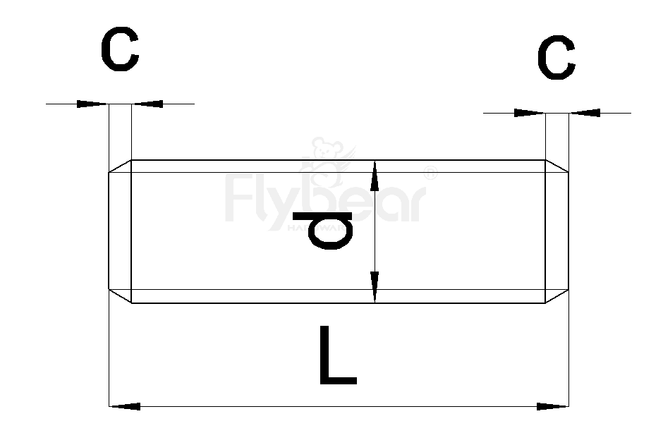 不銹鋼美制牙棒圖紙