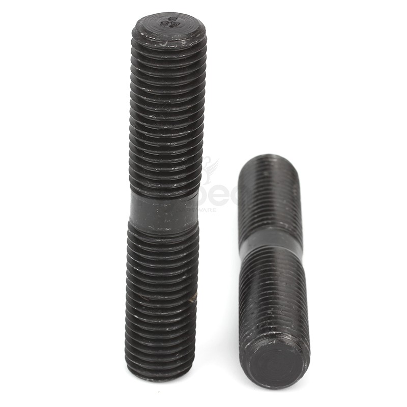 碳鋼8.8級發(fā)黑等長雙頭螺柱B級倒角GB901B